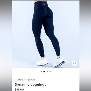 DFYNE Dynamic Black Leggings